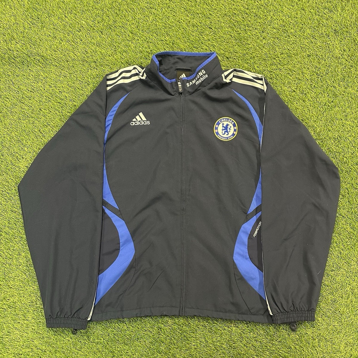 Vintage 2006 Y2K Adidas Chelsea football training zip up jacket
