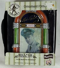 American Greetings Musical Elvis Presley Jukebox Ornament Lenticular Pics, Army