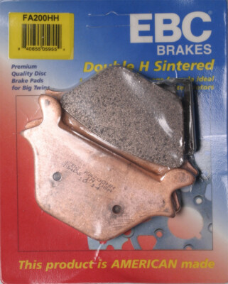 EBC 1987 FXRC Low Rider Chrome Harley Davidson BRAKE PADS FA200HH DOUBLE-H SINTE