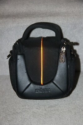 DÖRR Foto Tasche Yuma S schwarz orange mit Schultergurt