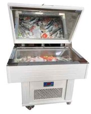 CANMAC COMMERCIAL Mobile Fish Display Counter Fridge Display Case Fridge
