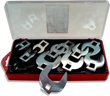 V8 Tools 7711 11 Piece 3/8" Drive Crowsfoot Wrench Set
