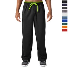 Men's Casual Sweatpants Quick Dry Mesh Zip Pockets Joggers Workout Running Pants