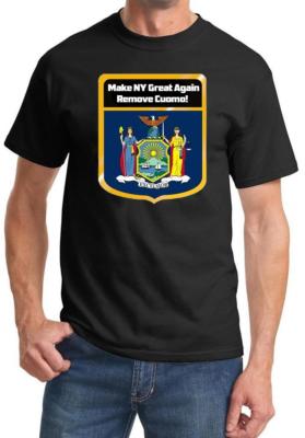 Andrew Cuomo MAKE NY GREAT AGAIN Novelty Tshirt NEW FREE SHIPPING