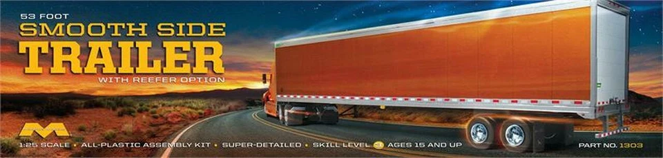 Remolque Moebius 1/25 53' lado liso MOE1303 Foto 2 de 2