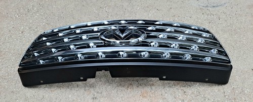 c 2003 2004 2005 Infiniti FX35 FX45 Front Upper Grille Chrome - Picture 6 of 9