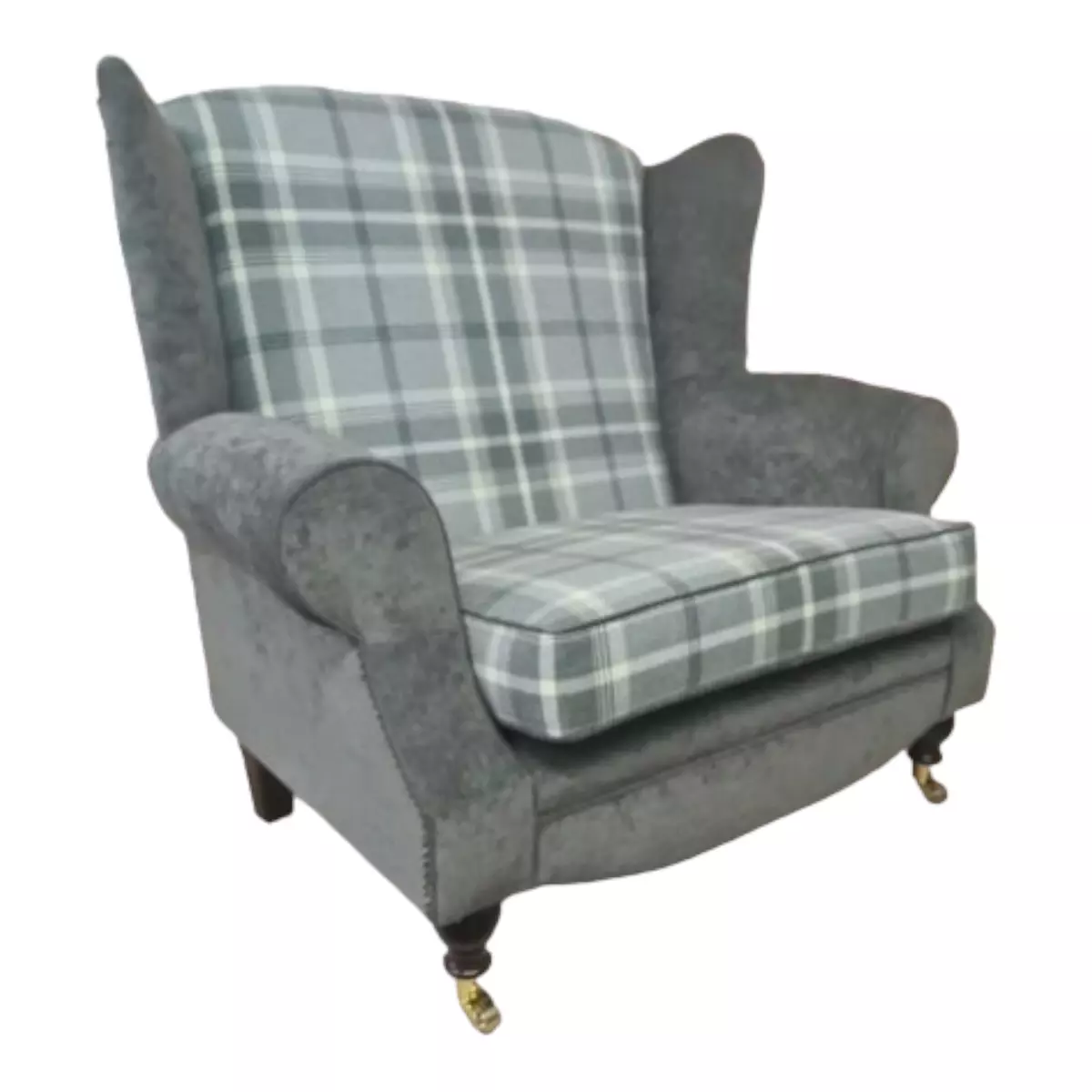 Wide seat cheap wingback chair