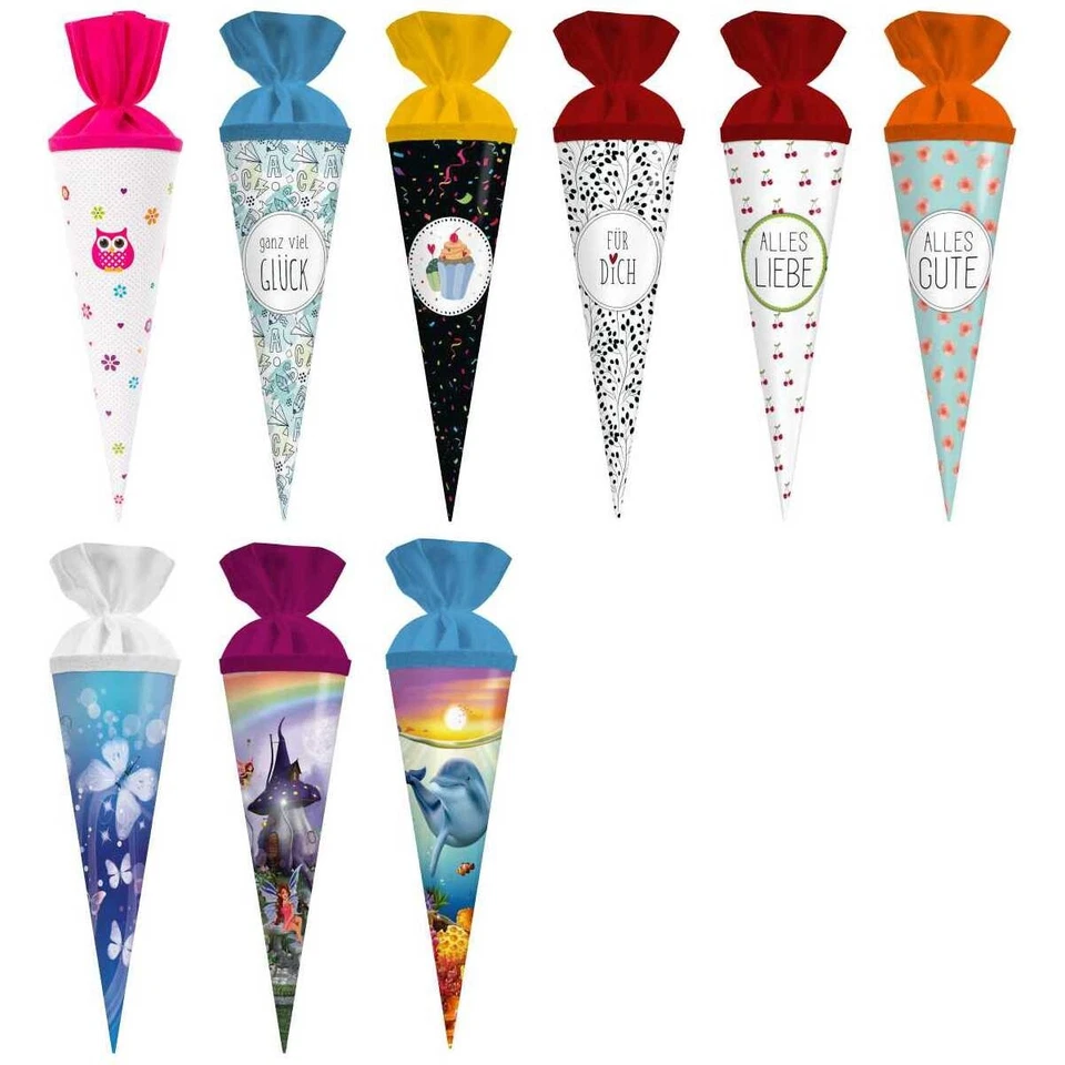 GOLDBUCH Schultüte Erwachsene Geschenktüte 35 cm Filzverschluß [wählbar]