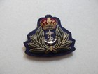 British Royal Navy Chaplain Officer's Bullion Cap Badge Q/C AP