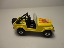 1981 Hot Wheels Yellow Jeep CJ-7 w/Blackwalls #3954