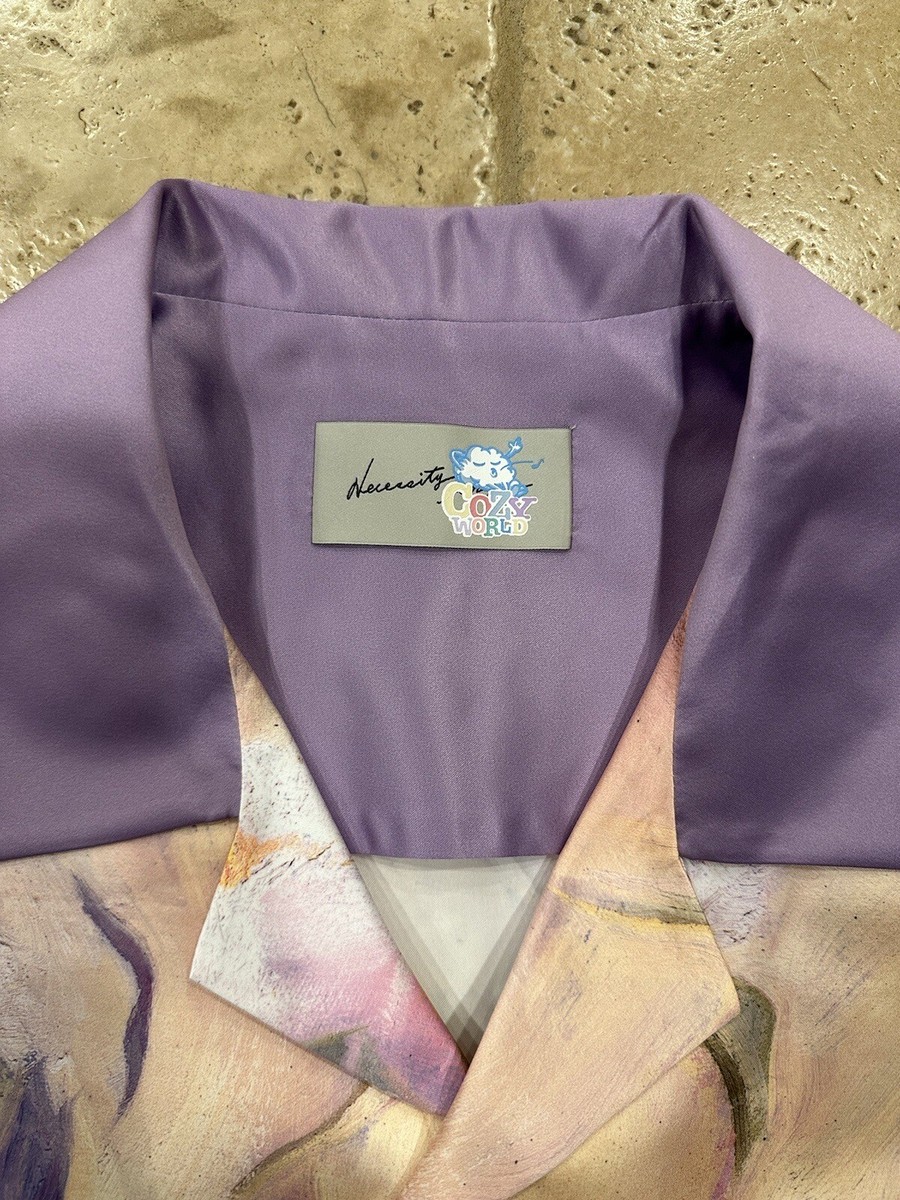necessity sense × cozy world シャツ Necessity Sense x Cozy World Awge A$AP Rocky Silk Shirt | eBay