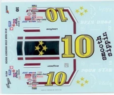 Powerslide #10 Four Star Whiskey Aubrey James 1/24 waterslide Nascar decal