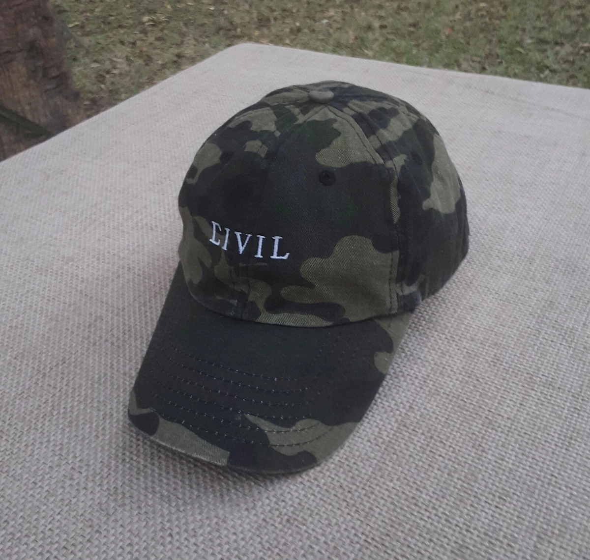 Civil Regime One Size 100 Cotton Camouflage Baseball Cap with