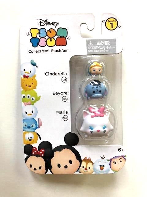 DISNEY TSUM TSUM Series 1 Collect em Stack em - 3 PACK - NEW
