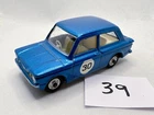 VINTAGE CORGI TOYS # 251 HILLMAN IMP ORIGINAL DIECAST CAR METALLIC BLUE RESTORED