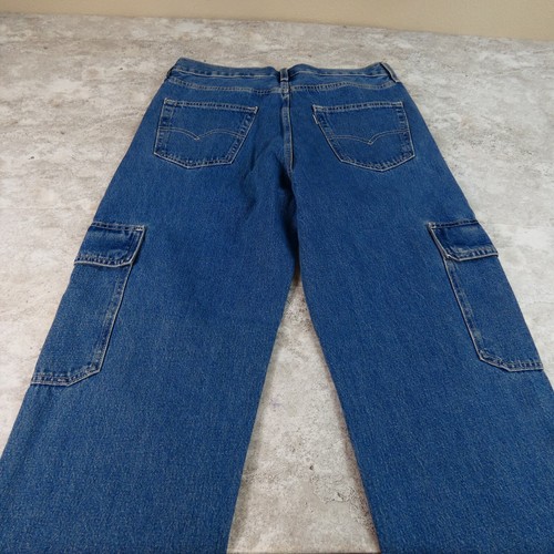 Levis Silver Tab Jean Men 34X32 Blue Loose Cargo Work Baggy Skater Street - Picture 4 of 17