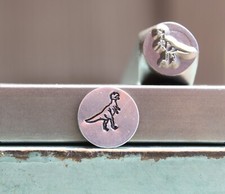 SUPPLY GUY 8mm T Rex Dinosaur Metal Punch Design Stamp SGCH-532