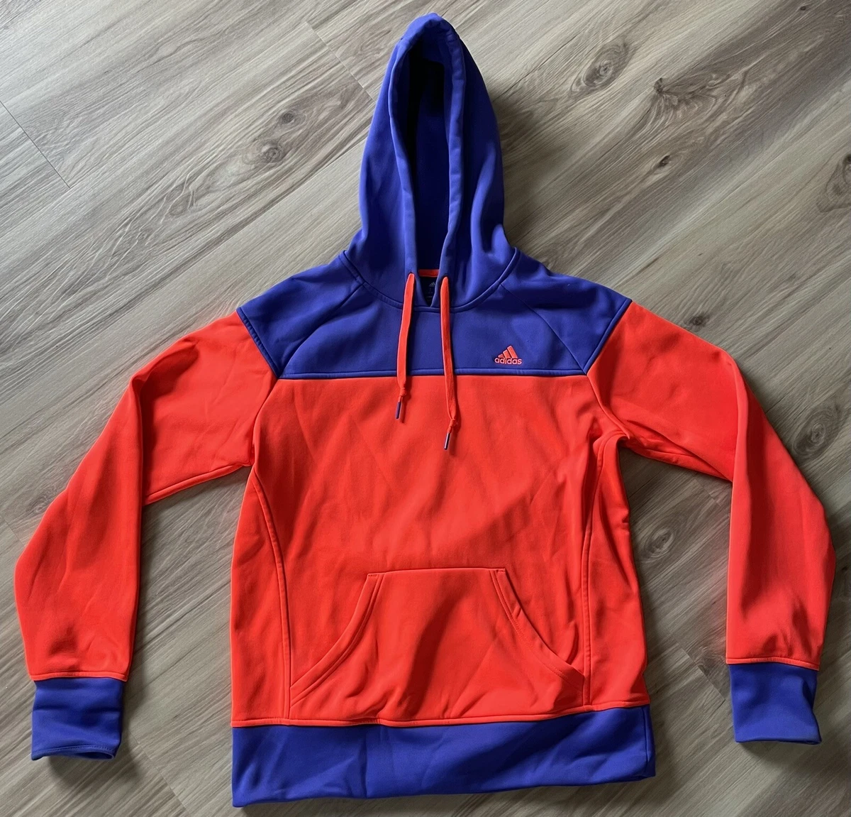 Adidas red and blue sweatshirt hotsell