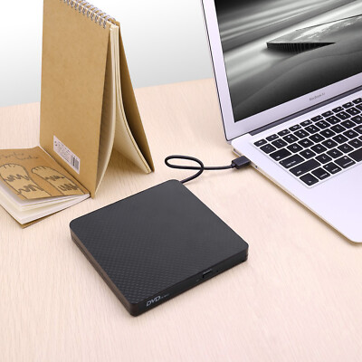 Externes DVD Laufwerk USB 3.0 Type-C Brenner CD DVD-RW Brenner für PC Laptop Mac
