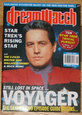 Dreamwatch #17 (1996) Star Trek Voyager, Dr Who, X-Files, Wallace & Gromit