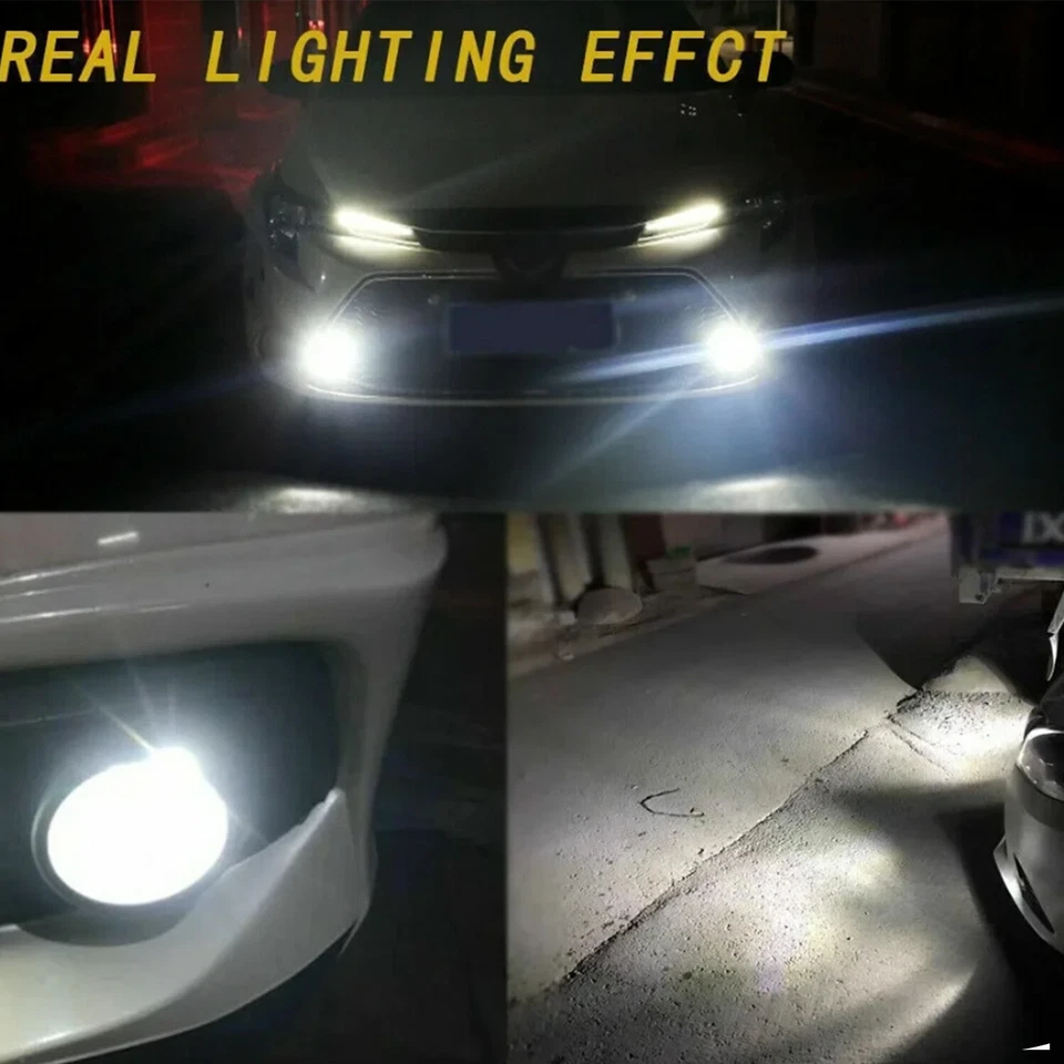 For Chevrolet Aveo 2004-2008 1 Pair 881 LED Fog Driving Light Bulbs Kit 6000K - Image 3 of 4