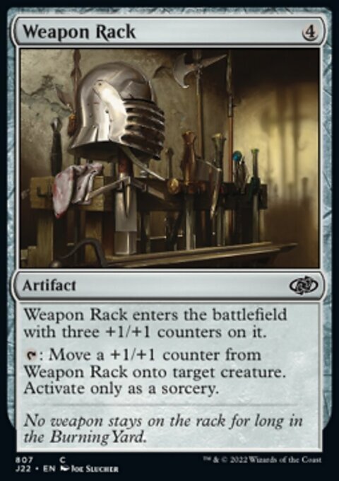 MTG Magic the Gathering Weapon Rack (807/835) Jumpstart 2022 LP