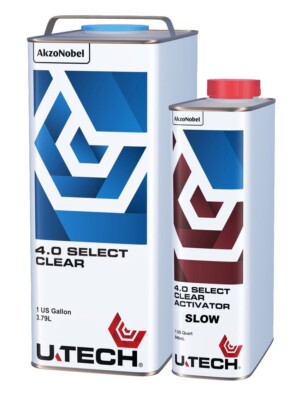 UTECH AkzoNobel U-TECH 4.0 Select Clear Coat Slow Hardener TWO 1.25 Gallon Kits