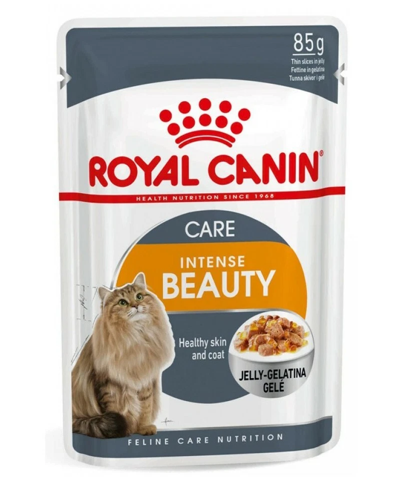 ROYAL CANIN feline CARE gr 85 INTENSE BEAUTY/URINARY/HAIRBALL/DIGEST SENSITIVE - Immagine 3 di 4
