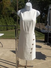 NWOT ANN TAYLOR IVORY DRESS 8