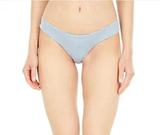 Quintsoul Low Rise Blue Cutie Ruched Back Bikini Bottoms L77521	Size Small