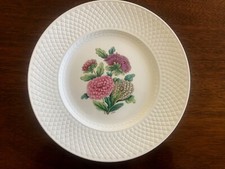 Copeland Spode Mansard Aster White Dinner Plate England Signed S1990 11"