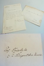 Librarian and philologist Karl Dziatzko (1842-1903): Eh. Letter Wroclaw 1879
