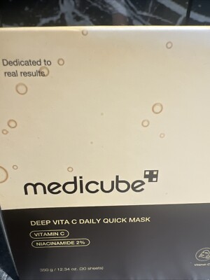 Medicube Deep Vita C Daily Quick Triple Vitamin Korean Face Masks