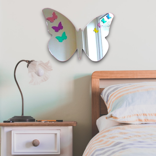 Super Cool Creations Farfalla Fuori Lungo Ali specchi – 45 cm x 31 cm