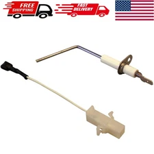 Direct Replacement Flame Sensor for Carrier & Bryant Models - Ceramic, 73° Bend