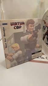 Virtua Cop (Sega Saturn, 1995) Not For Resale Sleeve - UNTESTED