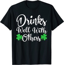 NEW LIMITED Funny St Patrick's Day Drinking Drinks Well Tee