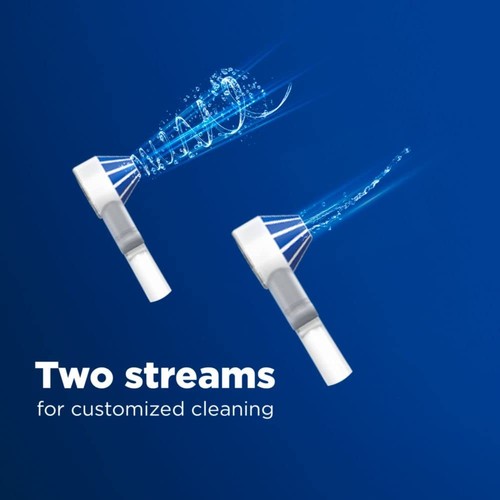 Oral-B Water Flosser Advanced Aquafloss 1 unidad (paquete de 4), blanco y azul - Imagen 4 de 6