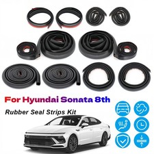 For Hyundai Sonata 8th Rubber Seal Strips m Weather Draft Wind Noise Reduction