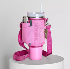 Stanley Peony All Day 40oz Quencher Carry-All Adjustable Crossbody Phone Pocket