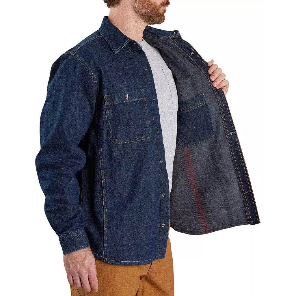 Carhartt Men's Relaxed Fit Denim Lined Snap Shirt Jacket XL NWT
Opens in a new window or tab