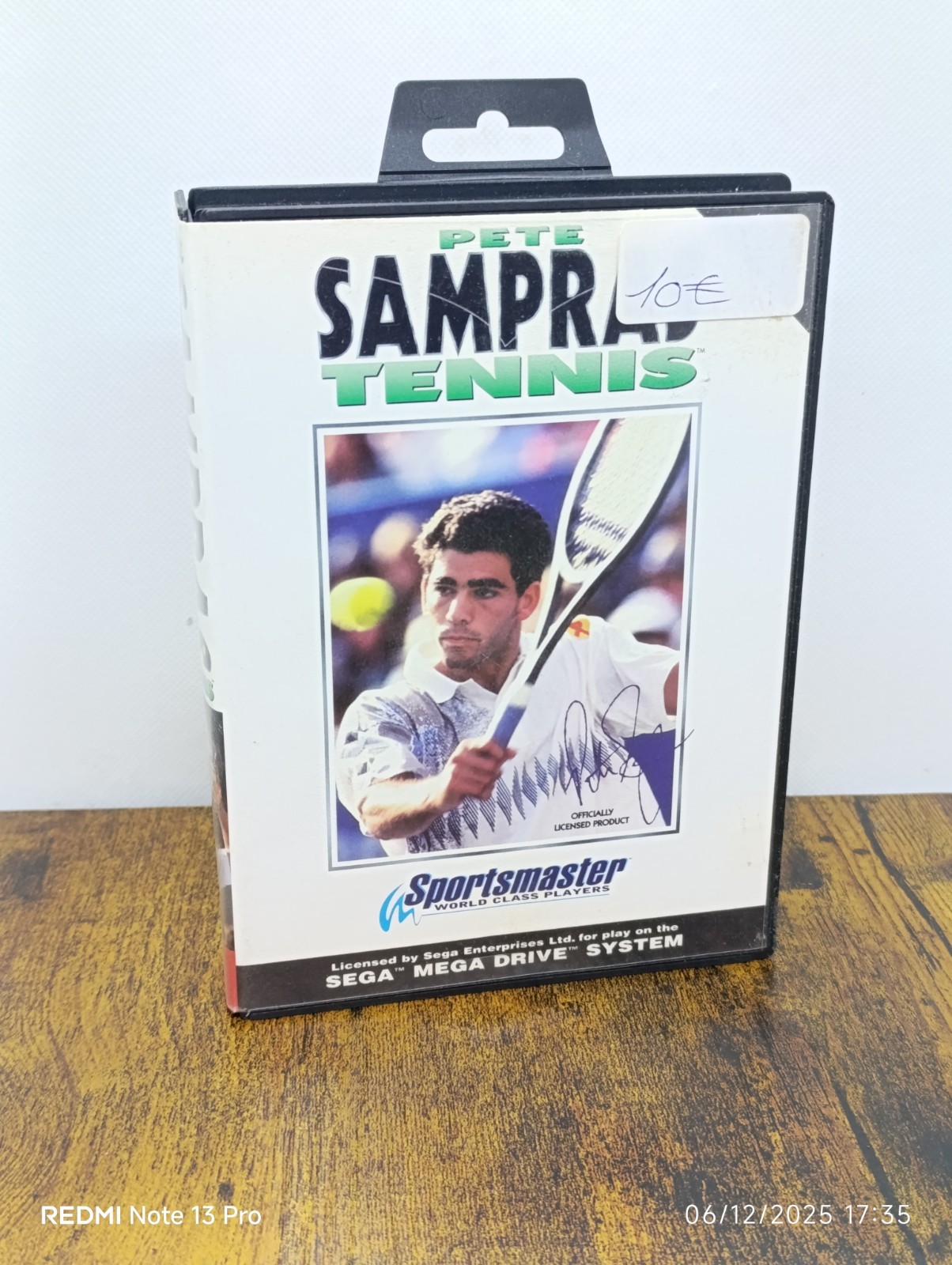 Pete Sampras Tennis Codemasters - Jeu SEGA Megadrive 