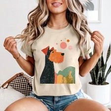 Airedale Terrier Womens T-Shirt Dog Lover Gift For Her