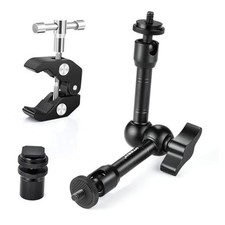 Adjustable Magic Arm with Super Clamp, 9 inch Articulating Arm Clamp Kit for