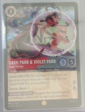 Disney Lorcana Attack of the Vine EN13-Cold Foil Dash Violet Parr 133/207