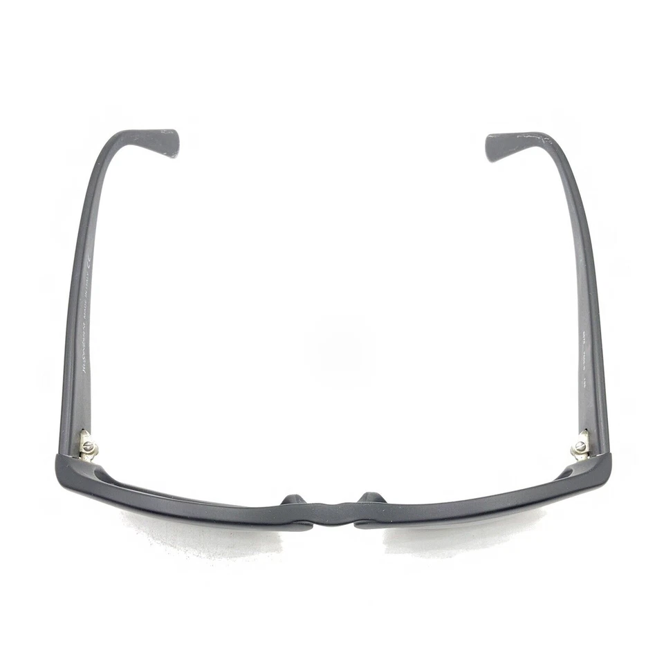 Gafas de sol Yves Saint Laurent YSL 6575 Y505-S negro satinado ovaladas marcos 135 Italia Foto 3 de 4