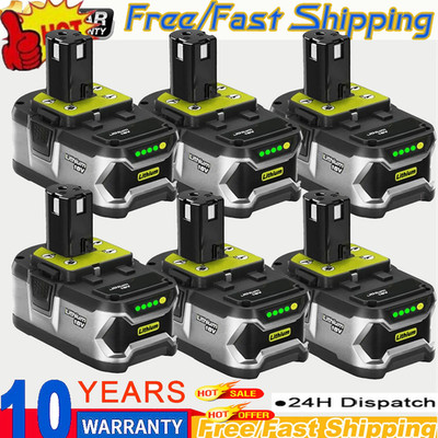 18V 8.0AH For Ryobi One Plus P108 18 Volt Lithium-ion High Capacity Battery Lots