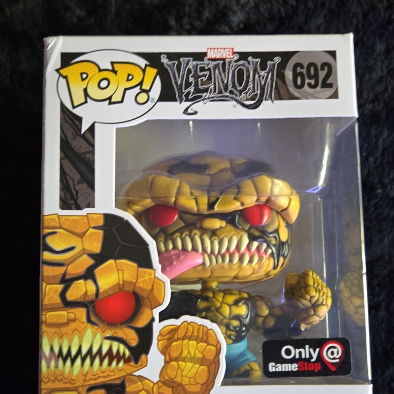 Funko Pop! Marvel Venom Venomized The Thing #692 Vinyl GameStop Exclusive