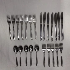 Vintage International tradewinds jamaica Stainless Flatware, Set Of 24, VGC