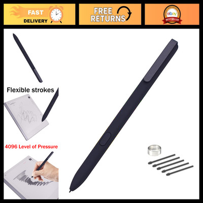 Black Marker Pen for Remarkable Tablet - Stylus Replacement + 5 Nibs, No Chargin